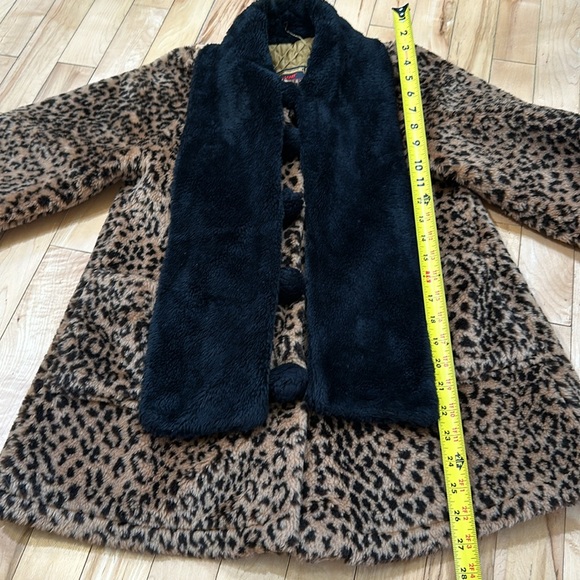 Vintage Milton Funwear Leopard Print Fun Fur Coat - Picture 5 of 11